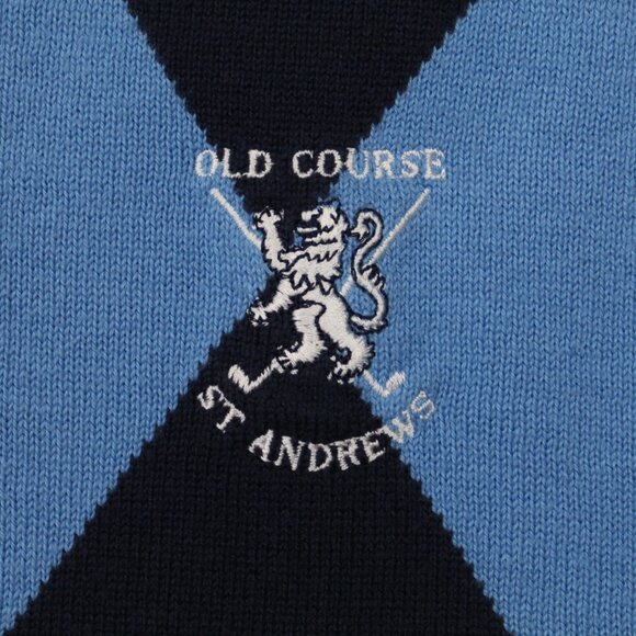 Vintage Auchterlonies Golf Sweater Adult XL Old Course St. Andrews Embroidered - Picture 4 of 13